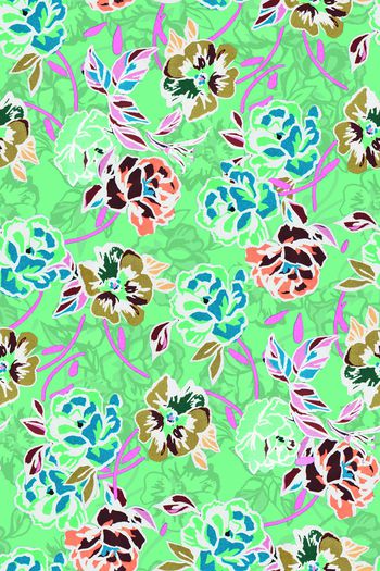 901189-色块花卉青