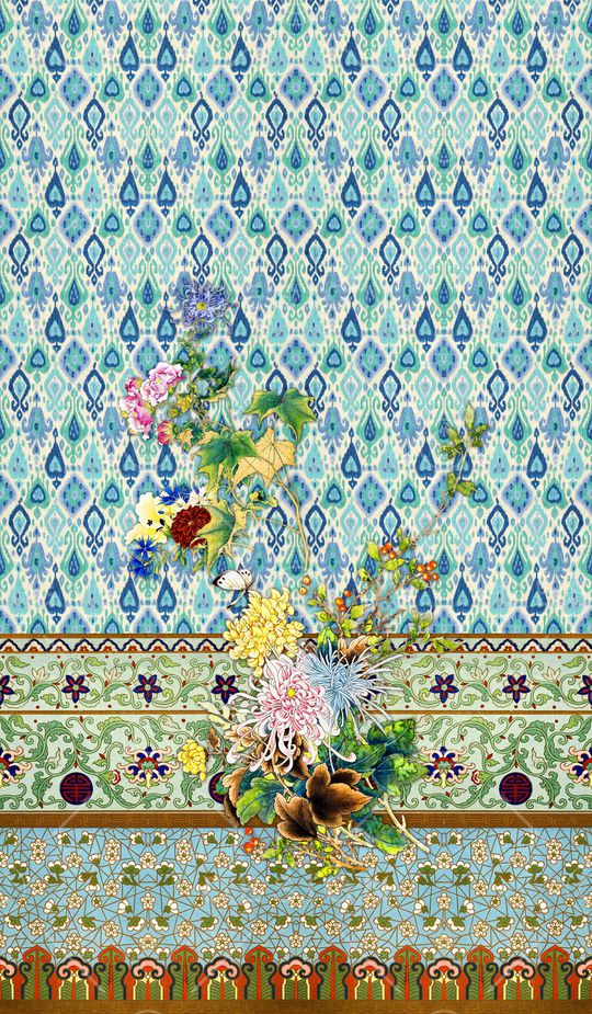 民族风印花华亿平台图片