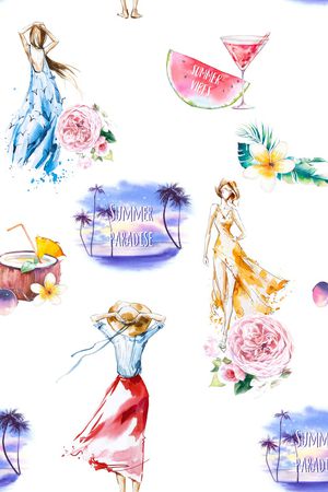 人物印花华亿平台图片