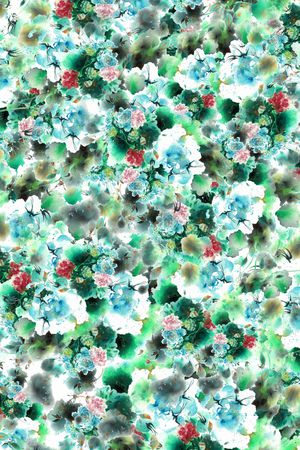 水墨风印花华亿平台图片