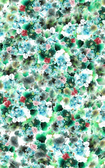 水墨风印花华亿平台图片