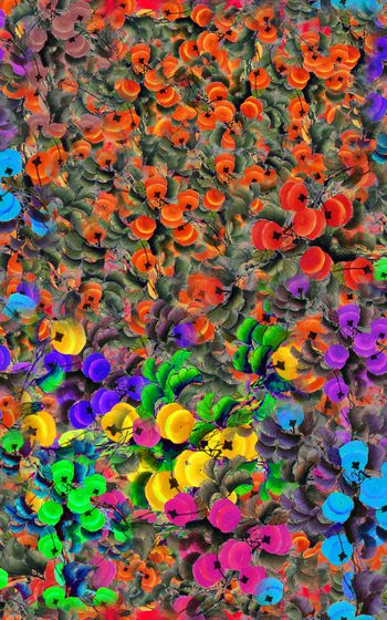 水墨风印花华亿平台图片