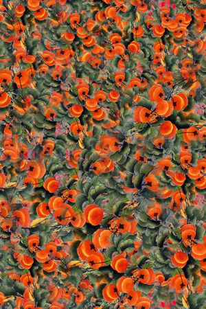 水墨风印花华亿平台图片