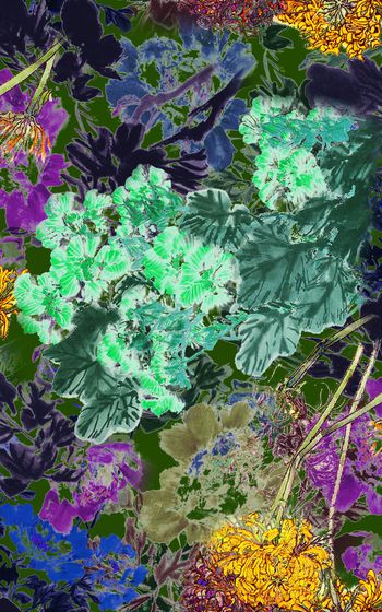 水墨风印花华亿平台图片