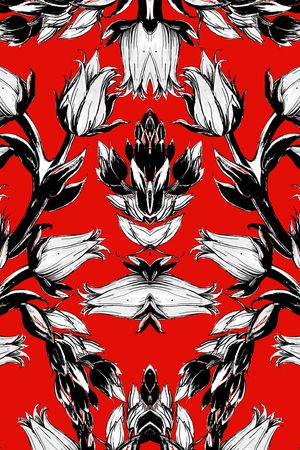 对称花印花华亿平台图片