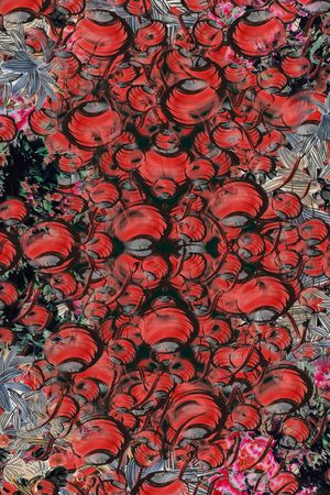 水墨风印花华亿平台图片