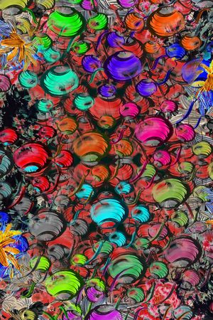 水墨风印花华亿平台图片