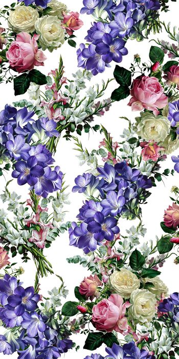 满版散花印花华亿平台图片