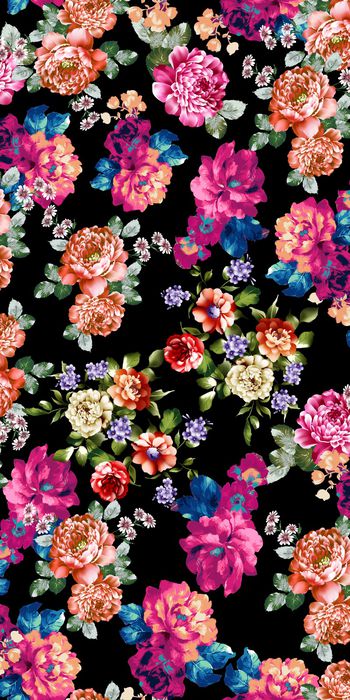 满版散花印花华亿平台图片