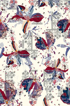 民族风印花华亿平台图片