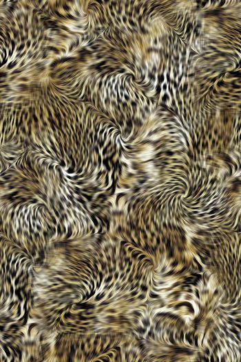 豹纹印花华亿平台图片