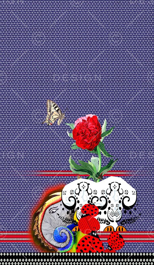 民族风印花华亿平台图片