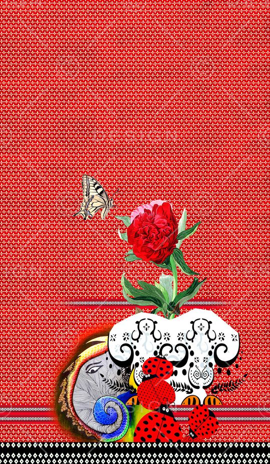 民族风印花华亿平台图片