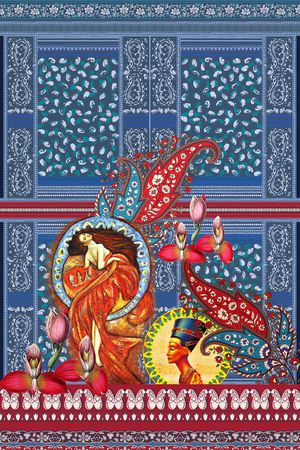 民族风印花华亿平台图片