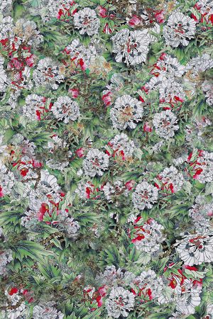 水墨风印花华亿平台图片