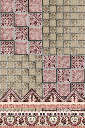 中国风印花华亿平台图片