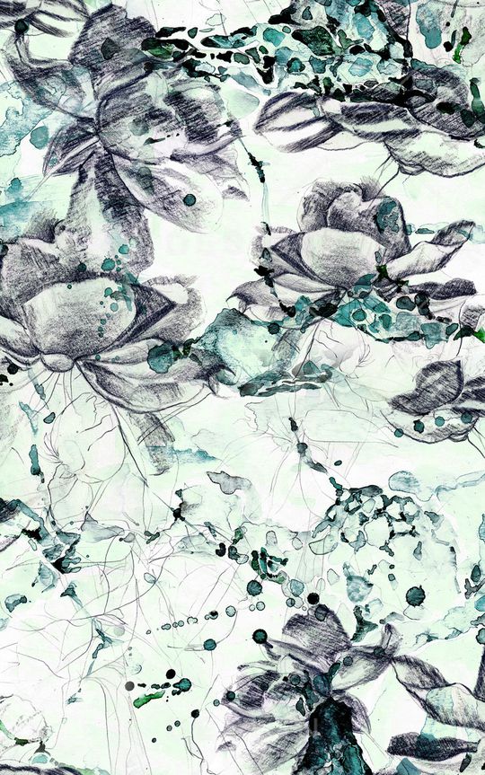 线条画印花华亿平台图片