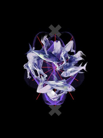 几何男装印花华亿平台图片