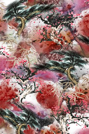 香云纱印花华亿平台图片