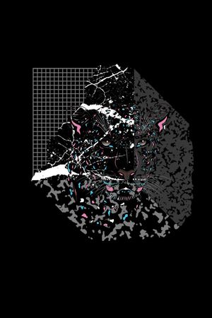 几何男装印花华亿平台图片