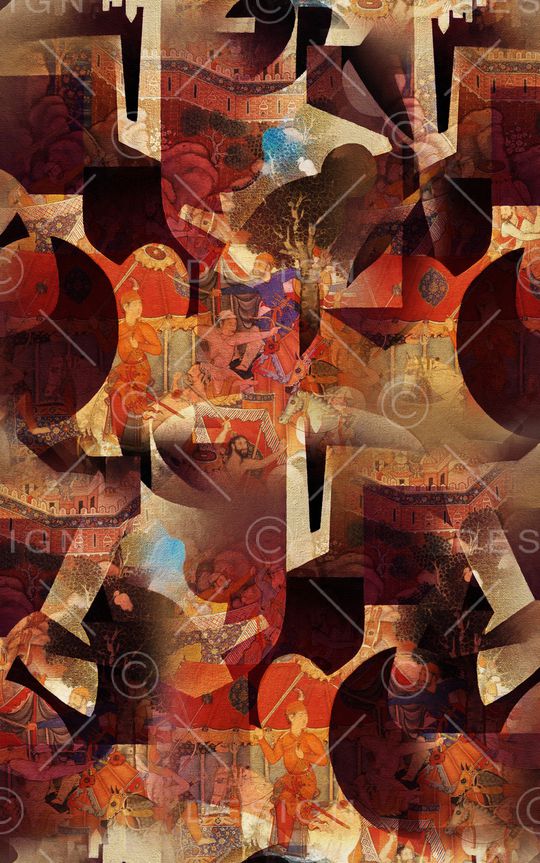 香云纱印花华亿平台图片