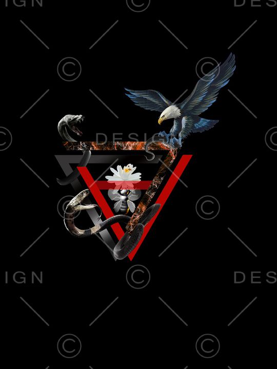 老鹰印花华亿平台图片