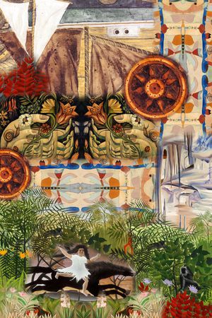 油画华亿平台印花华亿平台图片