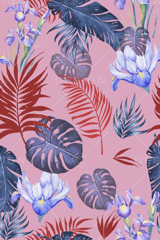 绿植树叶印花华亿平台图片