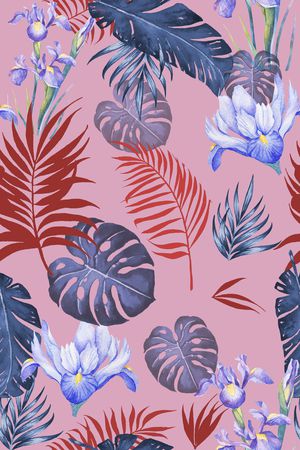 绿植树叶印花华亿平台图片