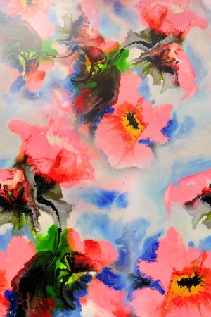 抽象印花华亿平台图片