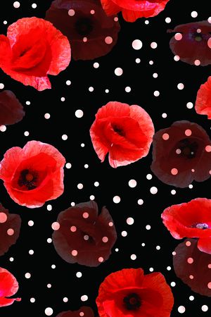 照片花卉印花华亿平台图片