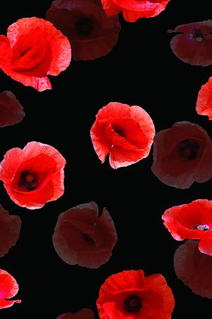 照片花卉印花华亿平台图片