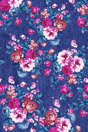 牛仔印花华亿平台图片