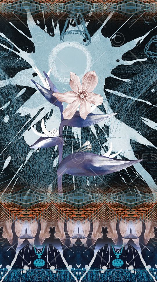 复古印花华亿平台图片