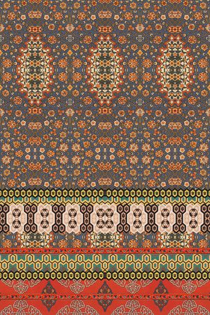 复古印花华亿平台图片