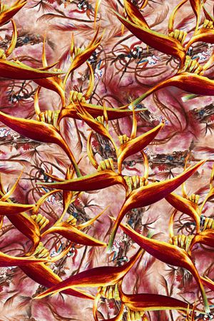 复古印花华亿平台图片