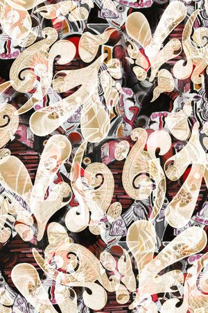 复古印花华亿平台图片