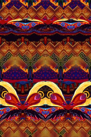 复古印花华亿平台图片