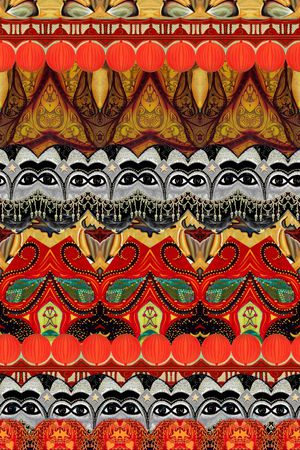 复古印花华亿平台图片