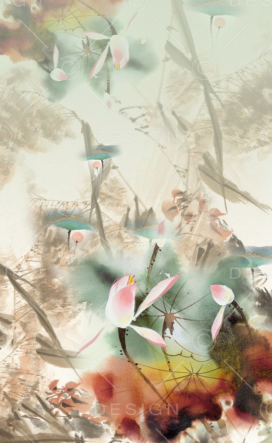 中国风印花华亿平台图片