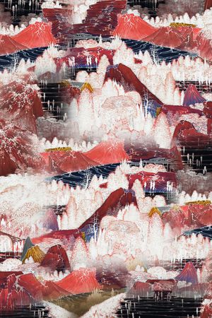 中国风印花华亿平台图片