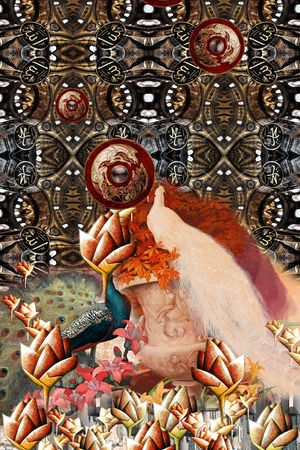 复古印花华亿平台图片