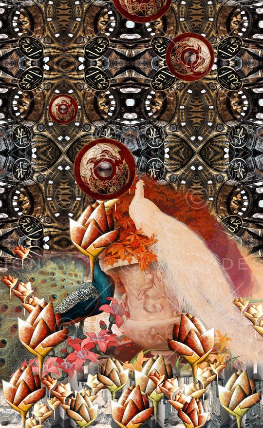 复古印花华亿平台图片