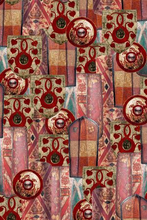 复古印花华亿平台图片