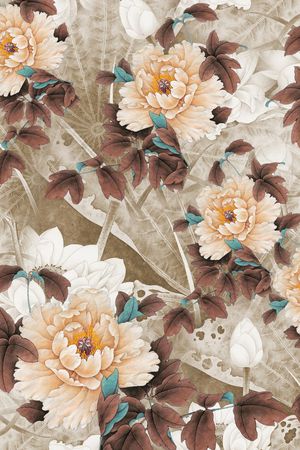 中国风印花华亿平台图片