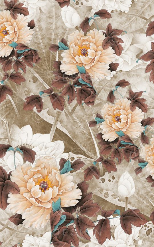 中国风印花华亿平台图片