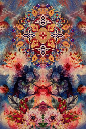 民族风印花华亿平台图片