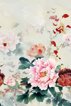 中国风印花华亿平台图片