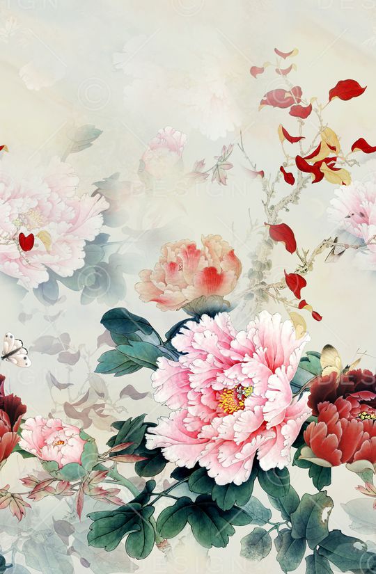 中国风印花华亿平台图片