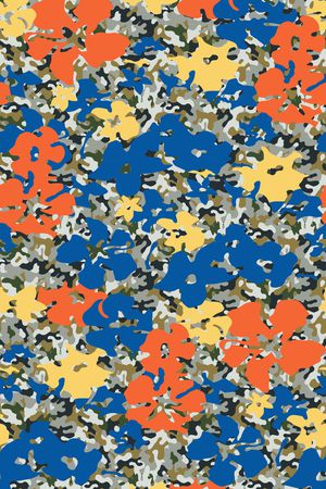 迷彩印花华亿平台图片